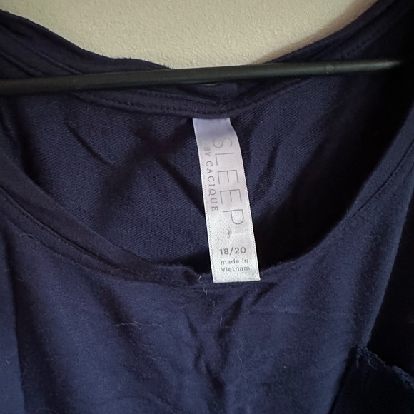 Sleep by Cacique Sleep Tee Blue 18/20 - Picture 2 of 6